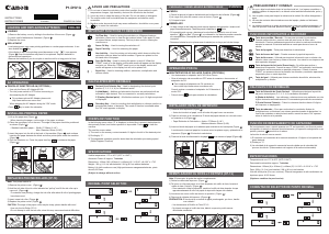 Manual de uso Canon P1-DHV G Calculadora