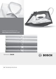 Manual Bosch TDA3017GB Iron