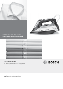Manual Bosch TDI9010GB Iron