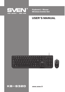 Manual Sven KB-S320 Keyboard
