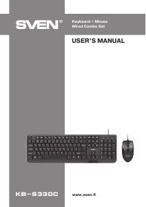 Manual Sven KB-S330C Keyboard