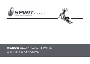 Manual Spirit Fitness XE895 Cross Trainer
