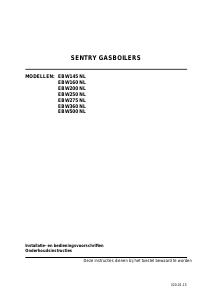 Handleiding Sentry EWB160 NL Geiser