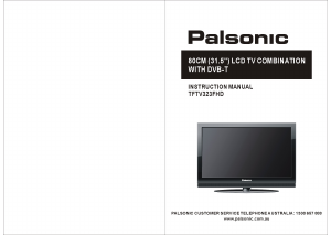 Manual Palsonic TFTV323FHD LCD Television