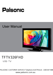 Handleiding Palsonic TFTV326FHD LCD televisie