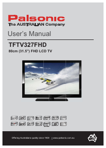 Manual Palsonic TFTV327FHD LCD Television