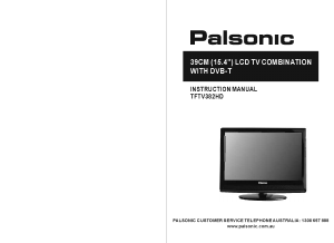 Manual Palsonic TFTV382HD LCD Television