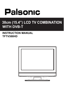 Manual Palsonic TFTV388HD LCD Television
