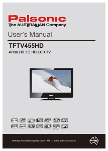 Manual Palsonic TFTV455HD LCD Television