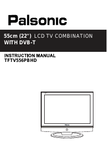 Handleiding Palsonic TFTV556PBHD LCD televisie