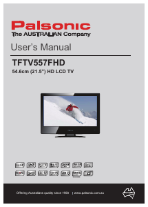 Manual Palsonic TFTV557FHD LCD Television