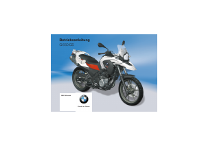 Bedienungsanleitung BMW G650GS (2010) Motorrad