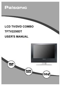 Handleiding Palsonic TFTV2250DT LCD televisie