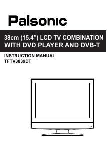 Manual Palsonic TFTV3839DT LCD Television