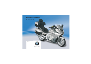 Bedienungsanleitung BMW K 1600 GTL (2010) Motorrad