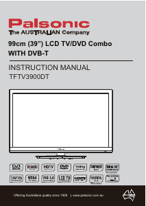 Manual Palsonic TFTV3900DT LCD Television