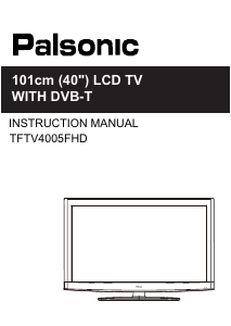 Manual Palsonic TFTV4005FHD LCD Television