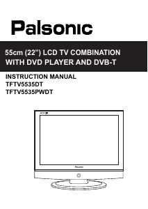 Manual Palsonic TFTV5535DT LCD Television