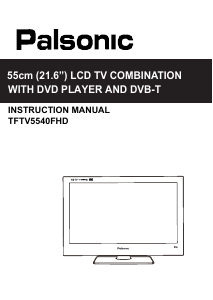 Manual Palsonic TFTV5540FHD LCD Television