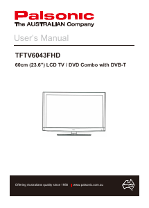 Manual Palsonic TFTV6043FHD LCD Television