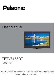 Manual Palsonic TFTV8155DT LCD Television