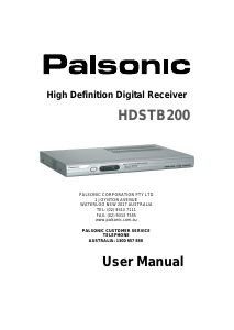 Manual Palsonic HDSTB200 Digital Receiver