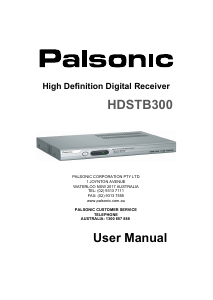 Handleiding Palsonic HDSTB300 Digitale ontvanger