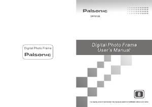 Handleiding Palsonic DPF8128 Digitale fotolijst