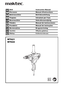 Brugsanvisning Maktec MT621 Bore-skruemaskine