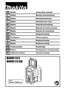 Instrukcja Makita BMR103 Radio