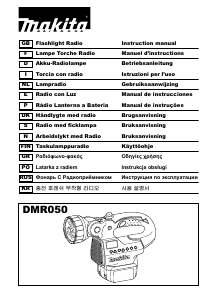 Manual Makita DMR050 Radio