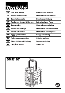 Manual de uso Makita DMR107 Radio