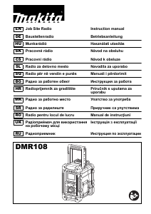 Manual Makita DMR108 Radio