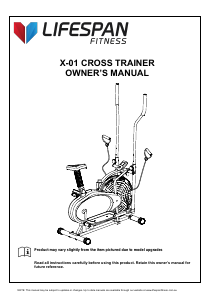 Manual Lifespan X-01 Cross Trainer