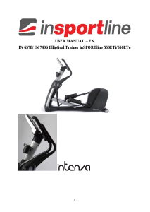 Manual inSPORTline IN 6578 Intensa Cross Trainer