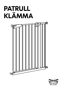 Mode d’emploi IKEA PATRULL KLAMMA Barrière de sécurité bébé