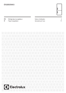 Manuale Electrolux EN3850NKX Frigorifero-congelatore