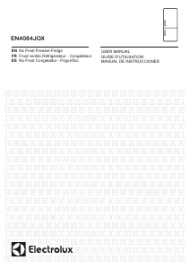 Mode d’emploi Electrolux EN4084JOX Réfrigérateur combiné
