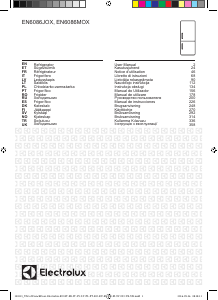 Manuale Electrolux EN6086JOX Frigorifero-congelatore