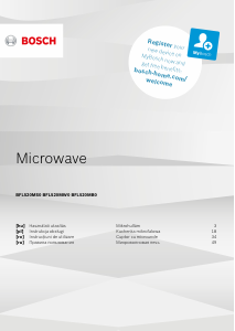 Руководство Bosch BFL520MS0 Микроволновая печь