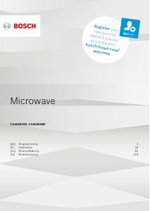 Brugsanvisning Bosch COA565GS0 Mikroovn