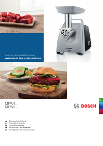 Посібник Bosch MFW68100 М'ясорубка