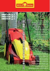 Kullanım kılavuzu Wolf Garten Ambition 34 E Çim biçme makinesi