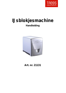 Handleiding Trebs 21131 Comfortice IJsblokjesmachine
