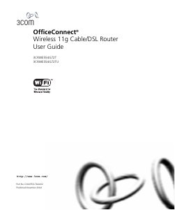 Handleiding 3Com 3CRWE554G72U OfficeConnect Router
