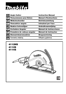 Brugsanvisning Makita 4112S Rundsav