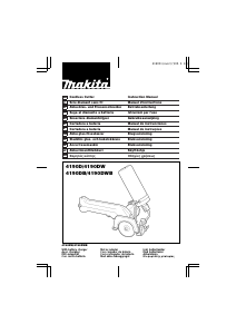 Manuale Makita 4190DW Sega circolare