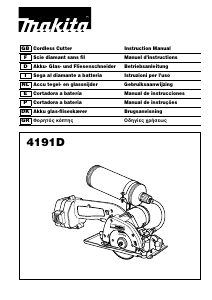 Mode d’emploi Makita 4191D Scie circulaire