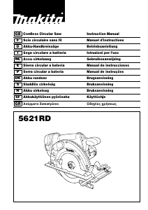 Manual Makita 5621RD Circular Saw