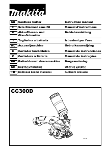 Kullanım kılavuzu Makita CC300D Yuvarlak testere